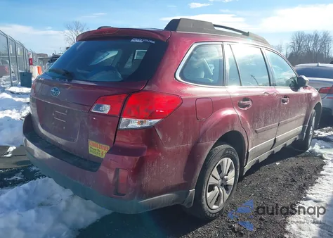 2011 Subaru Outback 2.5I z USA, uszkodzony, nr VIN 4S4BRBAC0B3422575